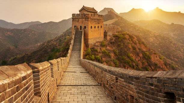 Дупка във Великата китайска стена може да бъде видяна след