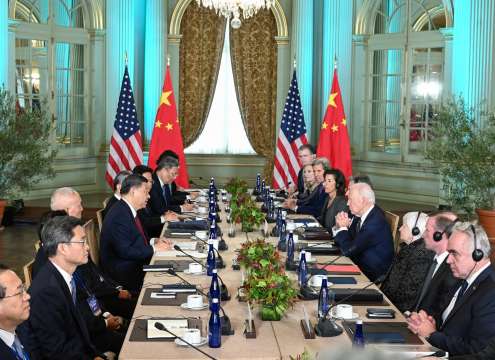 Президентът на САЩ Джо Байдън и китайският лидер Си Дзинпин