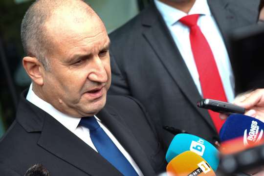 Държавният глава Румен Радев проведе днес среща в президентската институция