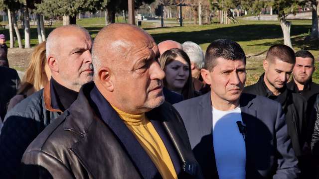 Лидерът на ГЕРБ Бойко Борисов е на посещение в Бургас
