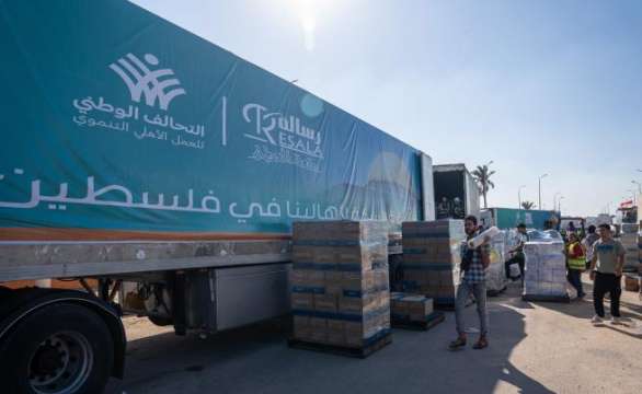 Турция е подготвила над 2300 тона хуманитарна помощ за Палестина