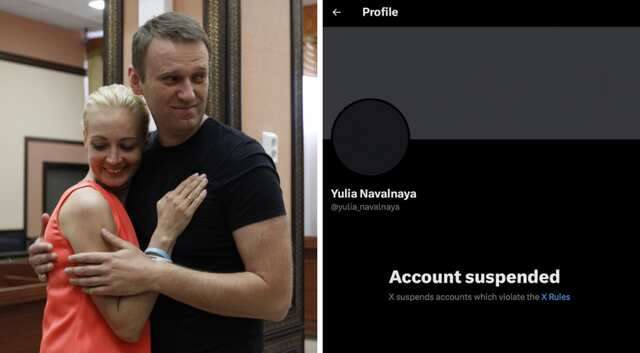 Акаунтът на вдовицата на Алексей Навални Юлия Навальная е спрян