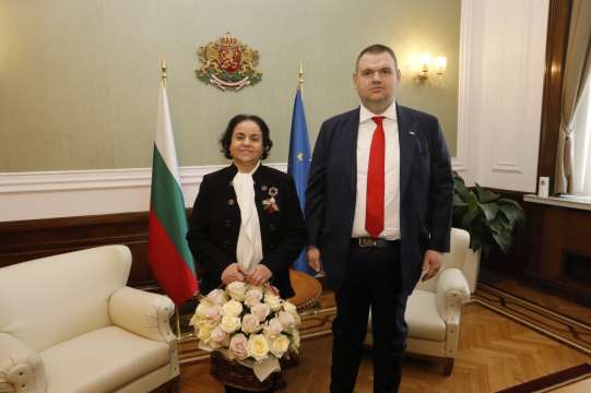 Председателят на ПГ на ДПС Делян Пеевски се срещна с