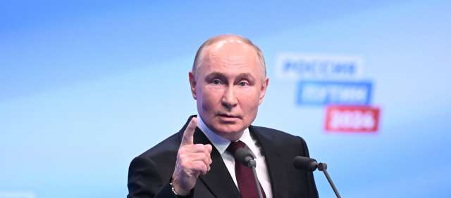 Президентът на Русия Владимир Путин заяви на пресконференция в предизборния