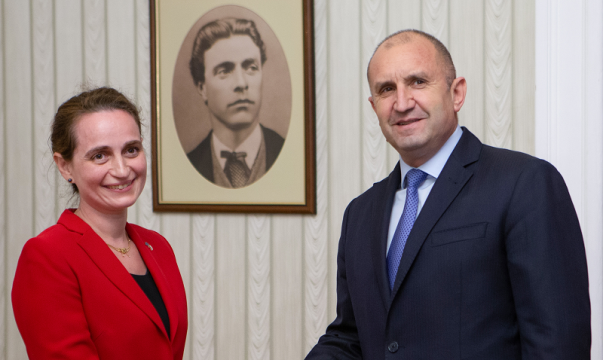 Президентът Румен Радев проведе среща с новия ръководител на Представителството