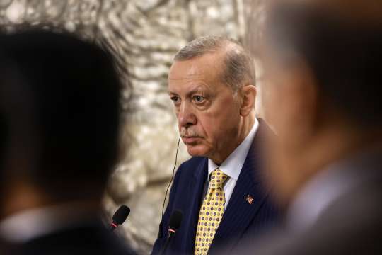 Турският президент Реджеп Тайип Ердоган обвини днес Запада че си