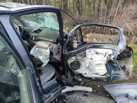 Шофьор загина при катастрофа на пътя Велико Търново Русе Произшествието