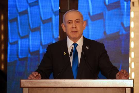 Израелският премиер Бенямин Нетаняху настоя че няма хуманитарна катастрофа в