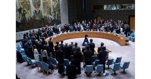 Членовете на Съвета за сигурност на ООН почетоха с минута