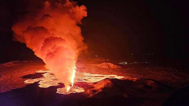 Ново вулканично изригване избухна на полуостров Рейкянес в югозападната част