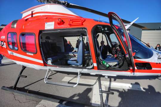 Първата спасителна мисия с медицинския хеликоптер вече е факт Екип