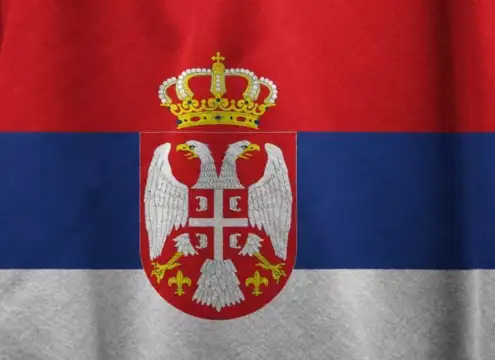 Председателят на сръбския парламент Ана Бърнабич и премиерът Милош Вучевич