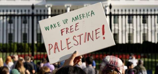 Пропалестинските активисти настояващи за прекратяване на войната в Газа и