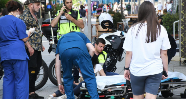 11 годишен колоездач блъсна жена на пешеходна зона в центъра на