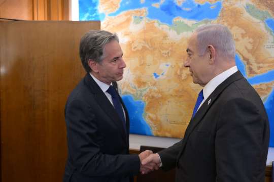 Държавният секретар на САЩ Антъни Блинкен заяви че израелският министър