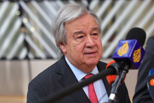 Генералният секретар на ООН Антонио Гутериш осъди най категорично атаките