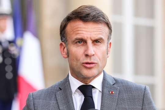 Президентът на Франция Еманюел Макрон предупреди в понеделник че съществува
