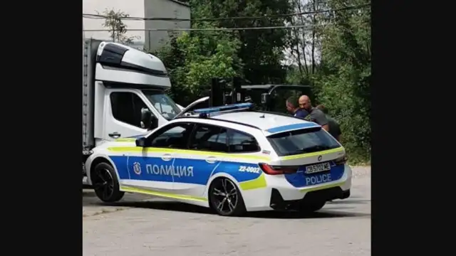 Първа блъсната патрулка от модерните високоскоростни автомобили на полицията За