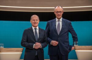 Мерц и Шолц обсъдиха войната в Украйна и търговското напрежение между ЕС и САЩ