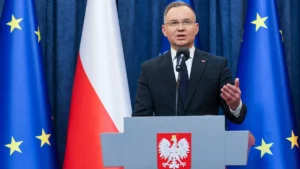 2 месеца преди края на мандата си: Президентът на Полша е на посещение в Киев