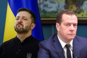 Медведев се закани: Зеленият небръснат з*дник…