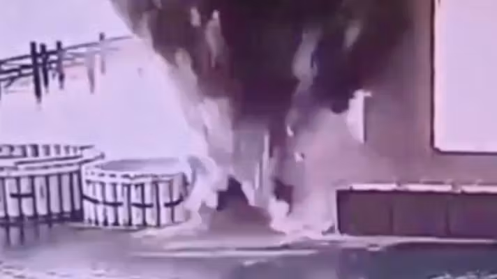 Службата за сигурност на Украйна СБУ публикува видео документиращо момента