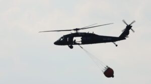 Голям пожар във вилна зона край Ямбол