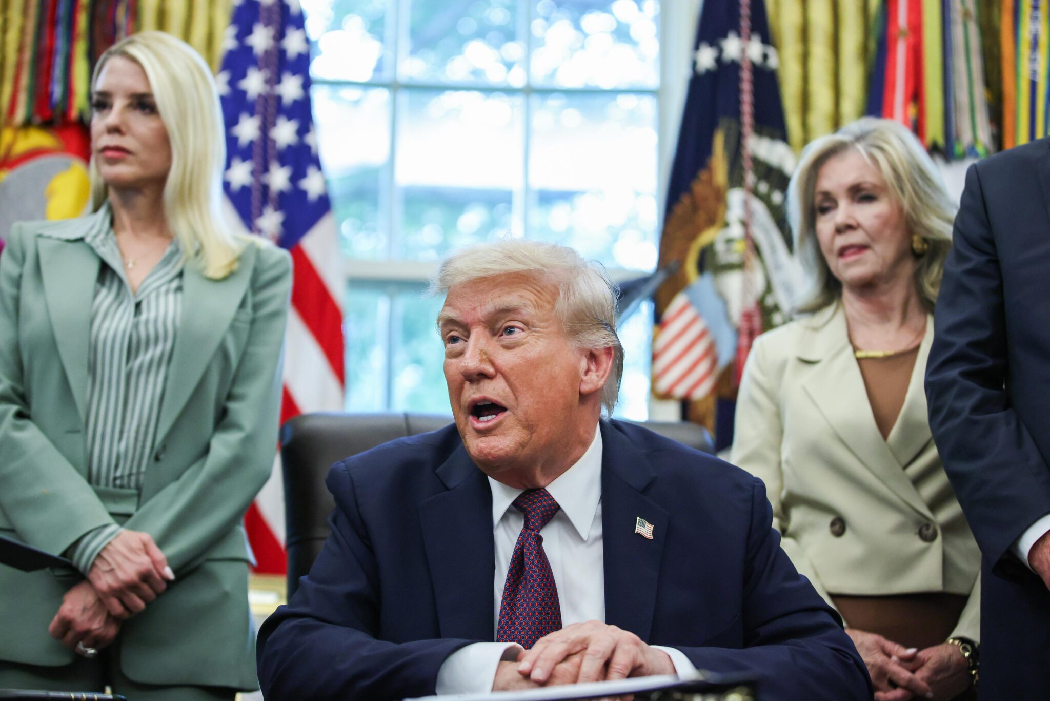 Президентът на САЩ Доналд Тръмп заяви че има напредък в