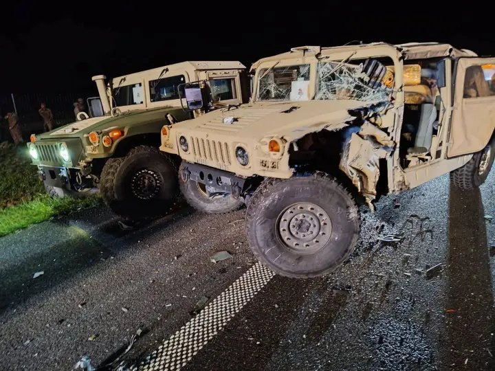 Катастрофирали Hummer в Полша