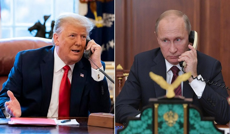 Разговор между Доналд Тръмп и Владимир Путин Разговор между Доналд Тръмп и Владимир Путин