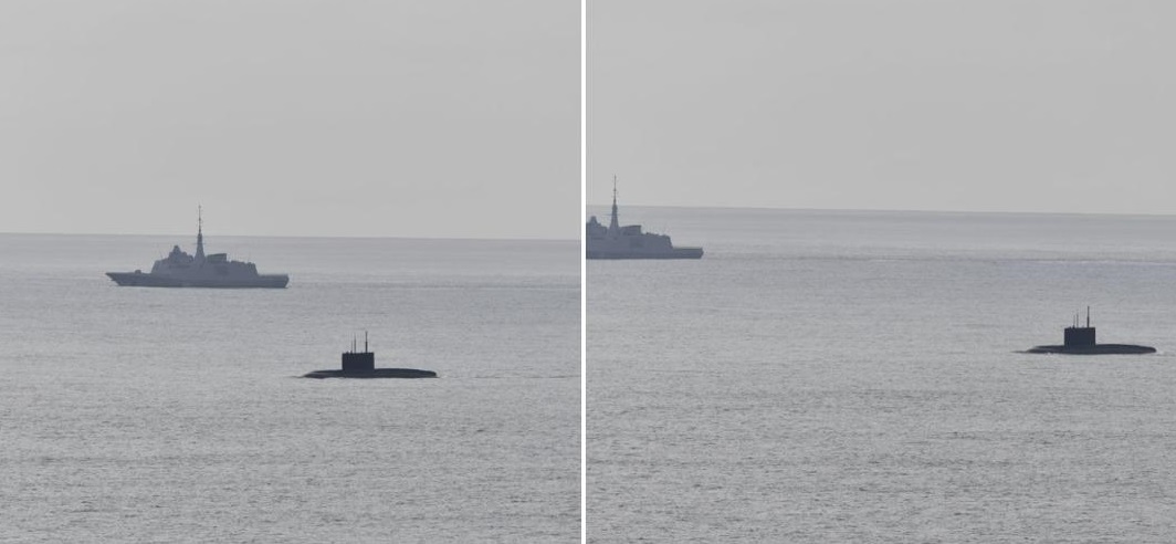 Руска подводница край Франция