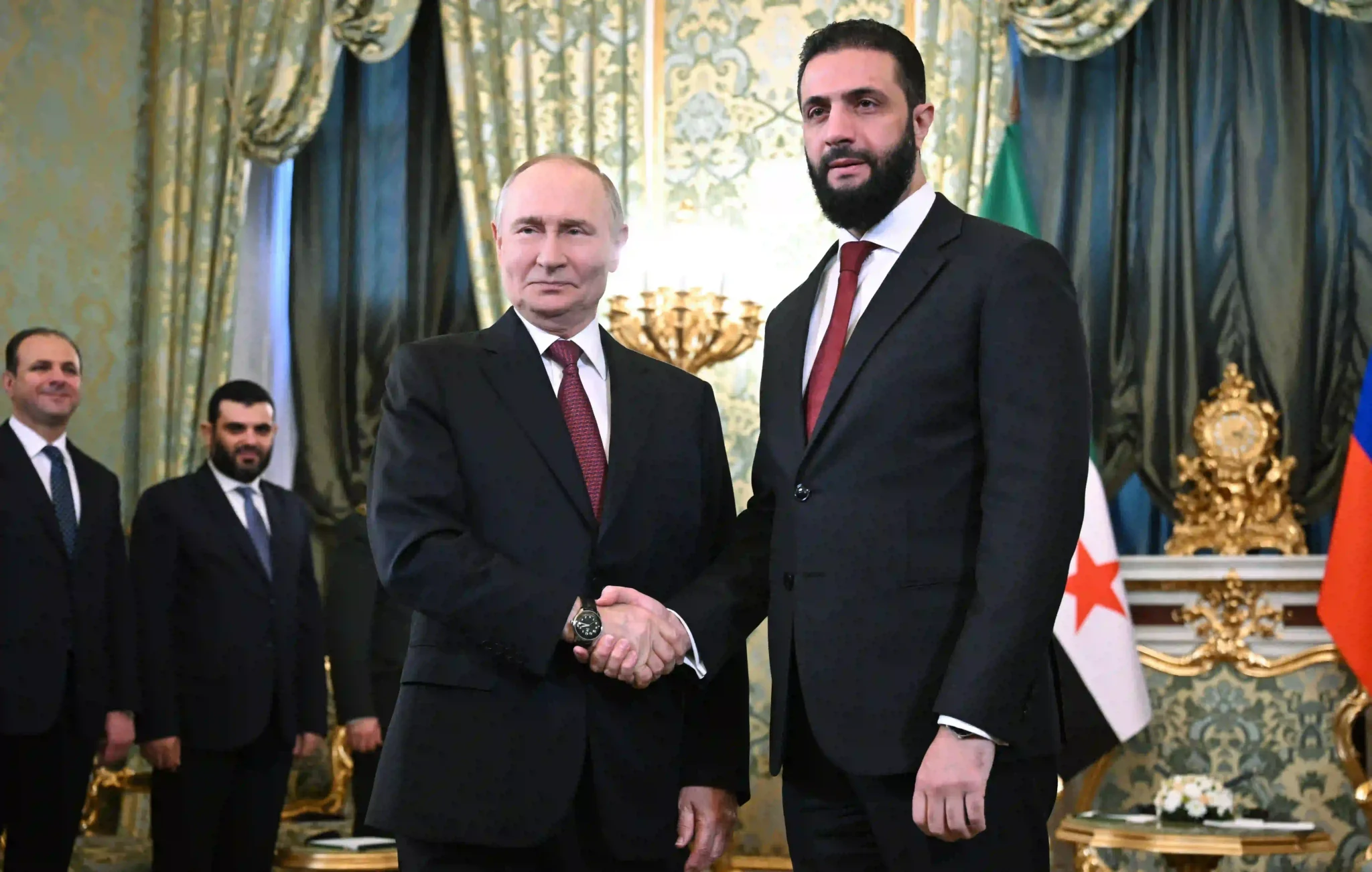 Владимир Путин и Мохамед Шараа