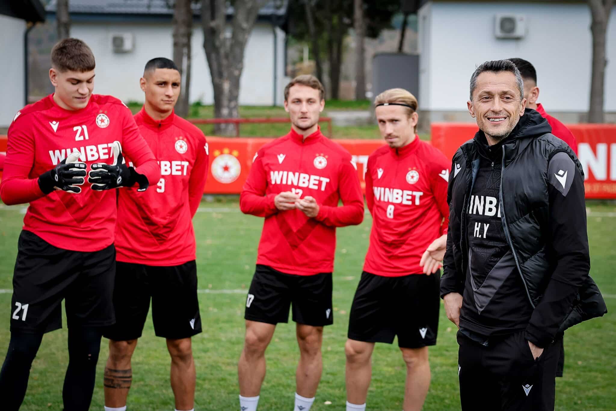 ЦСКА се готви в пълен състав за предстоящия двубой с