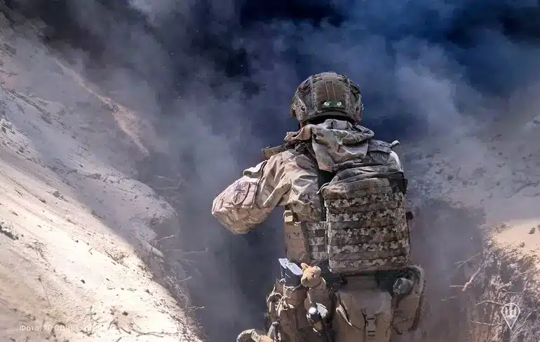 Боец от ВСУ