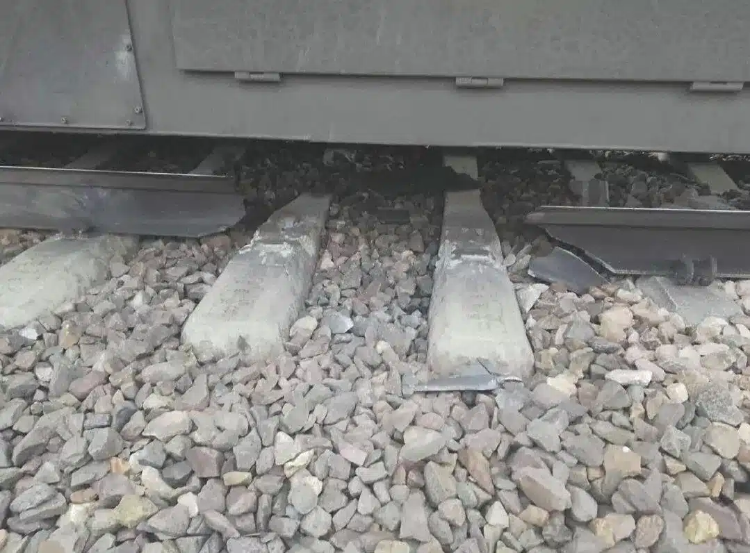 Диверсия на железопътна линия в Полша