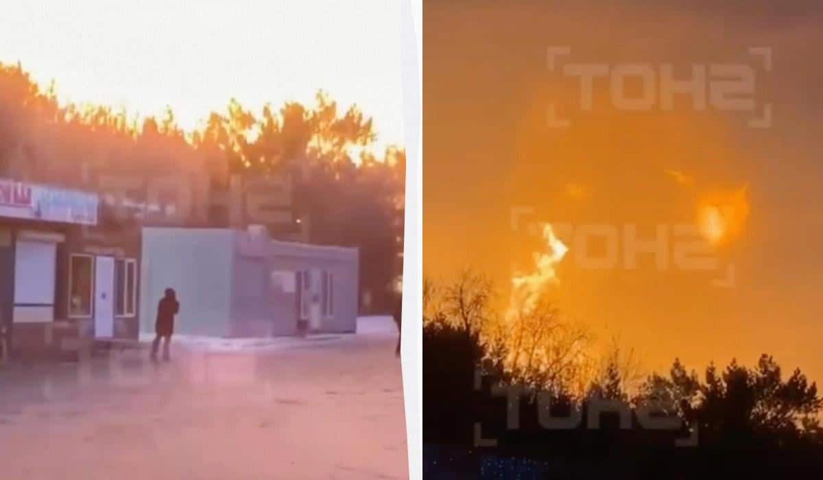 Експлозия на газопровод в Омск