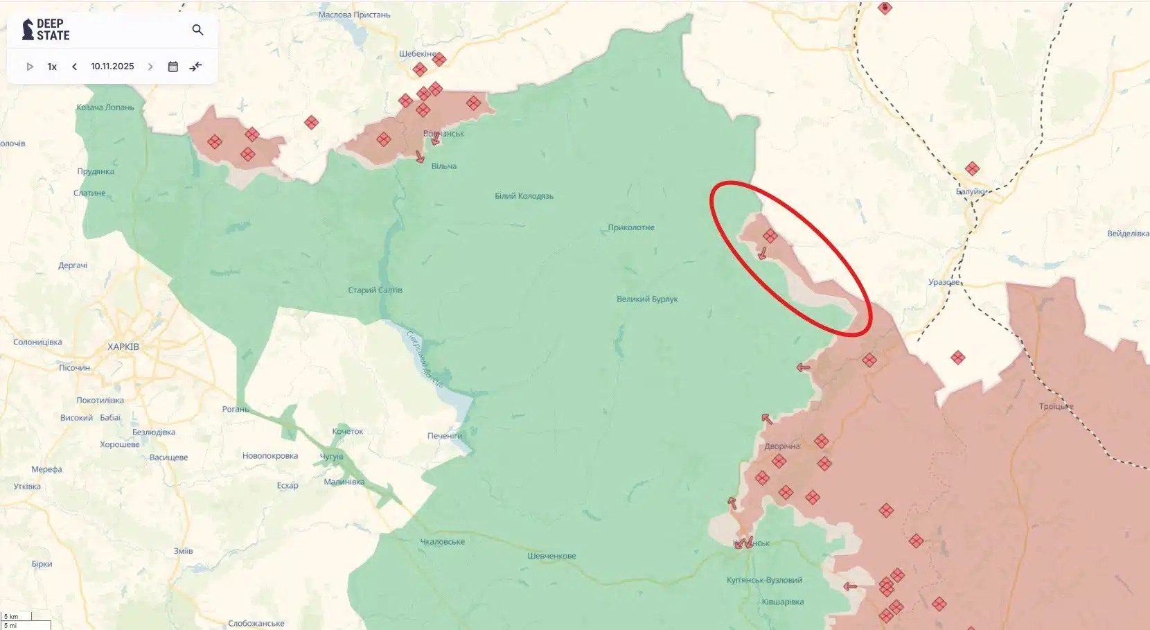 Фронта при Великий Бурлук