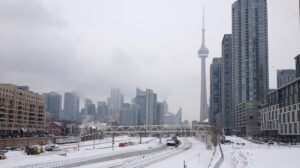 Бяла приказка и предупреждения за шофьорите в Торонто (СНИМКИ)