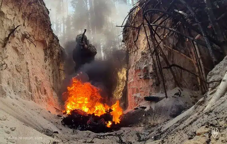 Окоп в Покровск