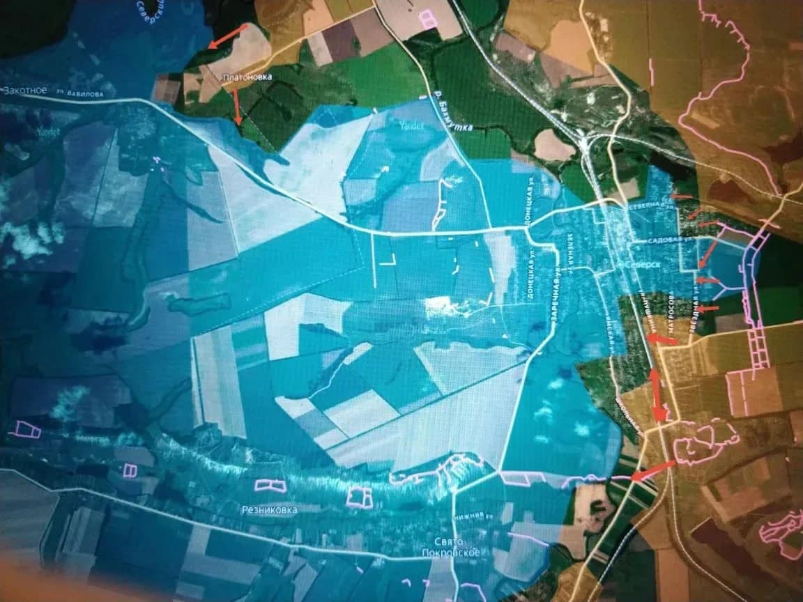 Руската армия влезе в Северск