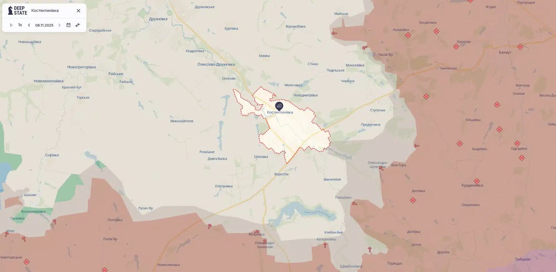 Ситуацията при Константиновка