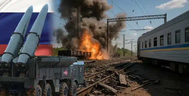 Удари на Русия по украинските железници