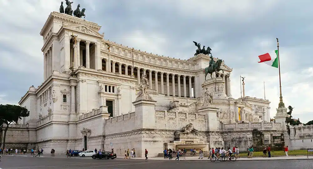 Виктор Емануил II в Рим