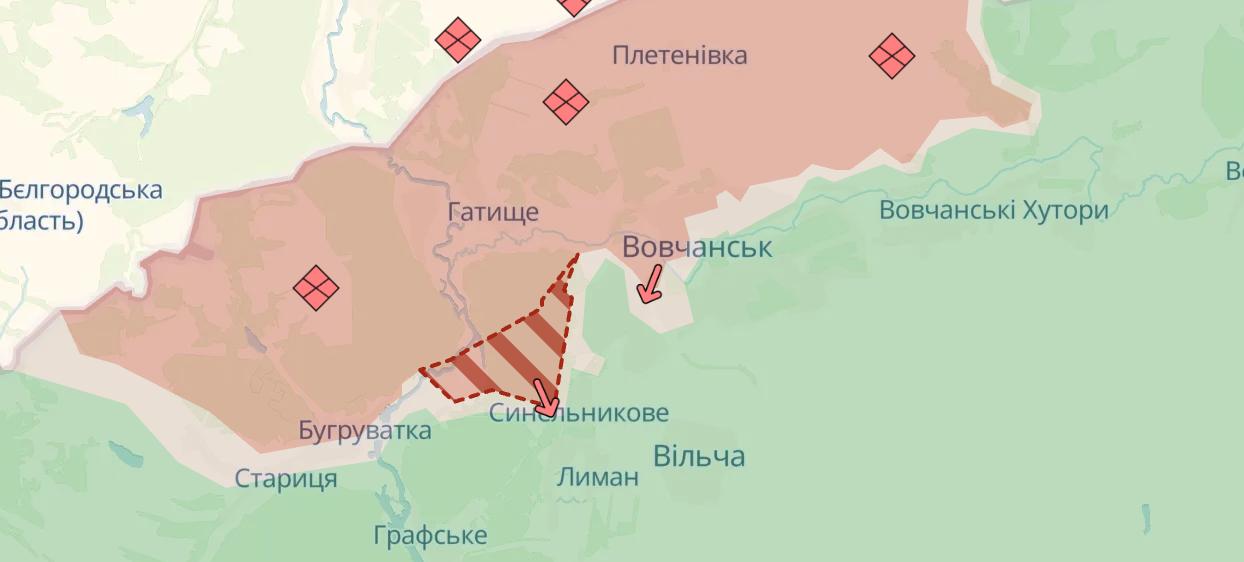 Волчанск на DeepState