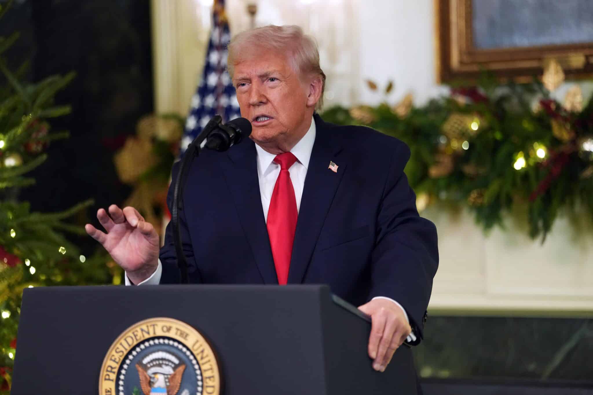 Президент на Америка Доналд Тръмп направи необичайно обръщение към нацията