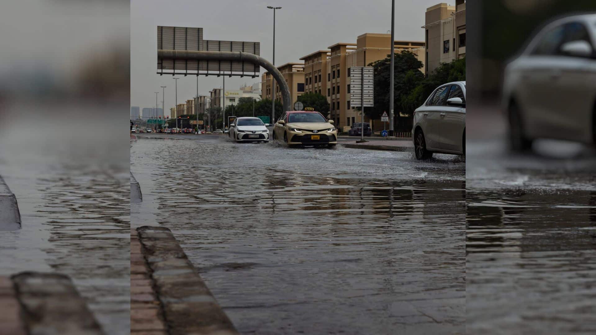 Гръмотевичните бури продължават да създават сериозни проблеми в Обединените арабски