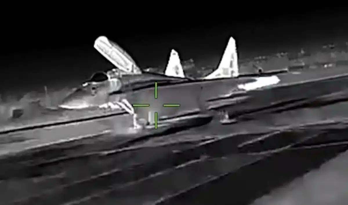 ГУР унищожиха МиГ-29 в Крим