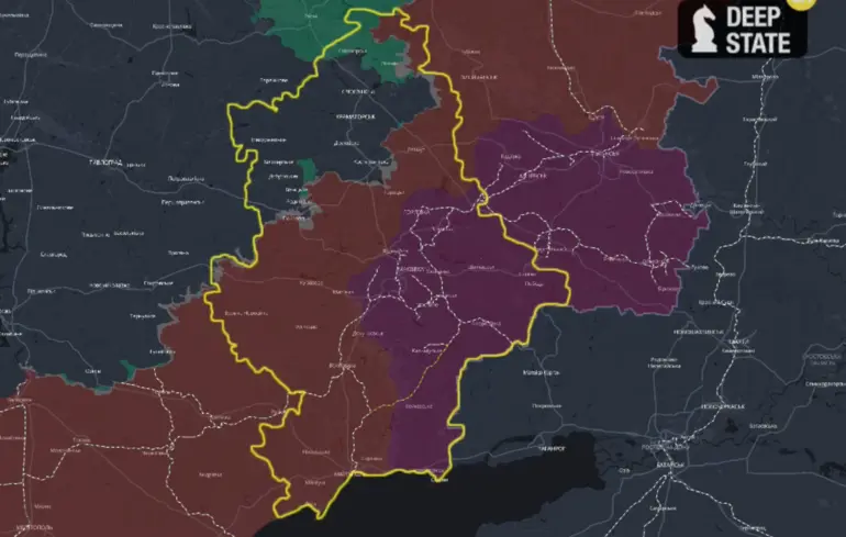 Анализаторите от DeepState изчисляват че през последните три години и