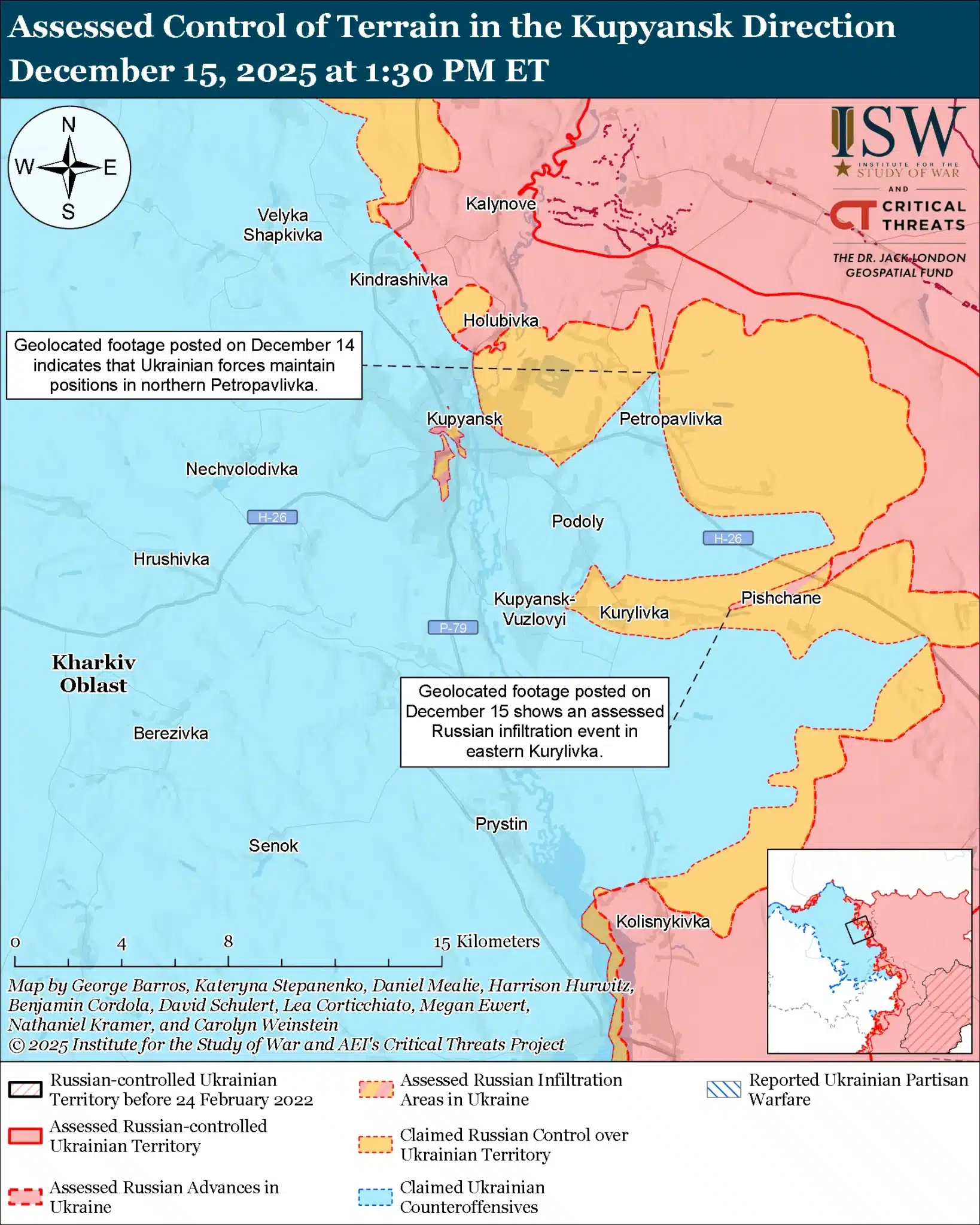 Ситуацията в Купянск се влошава за руската армия и това
