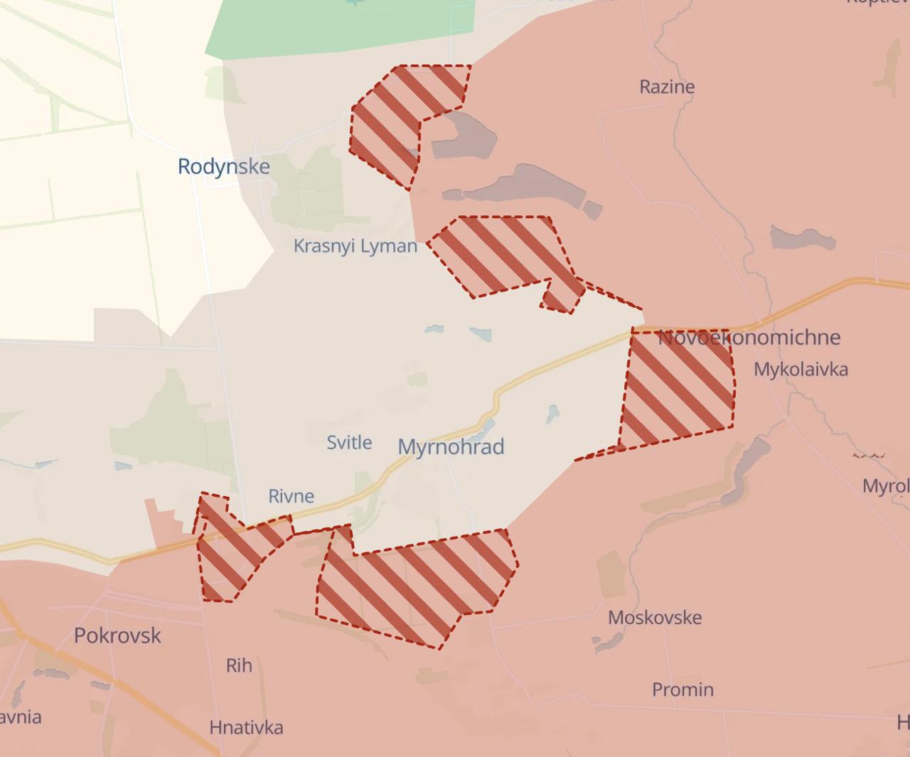 Украйна на практика е загубила Мирноград и съседното селище Родинское